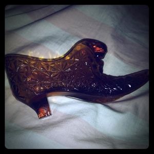 Vintage Fenton Miniature Shoe